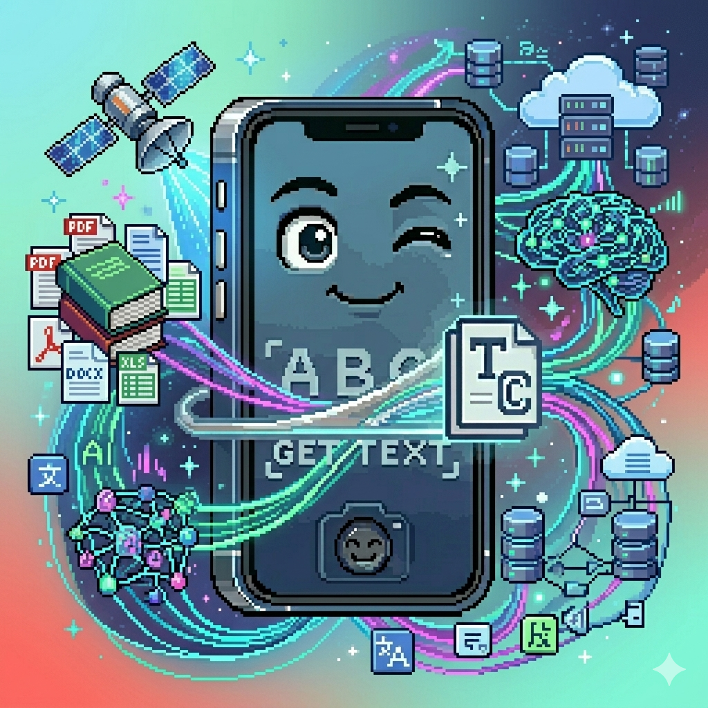 Texty Copy mascot searching for a lost page
